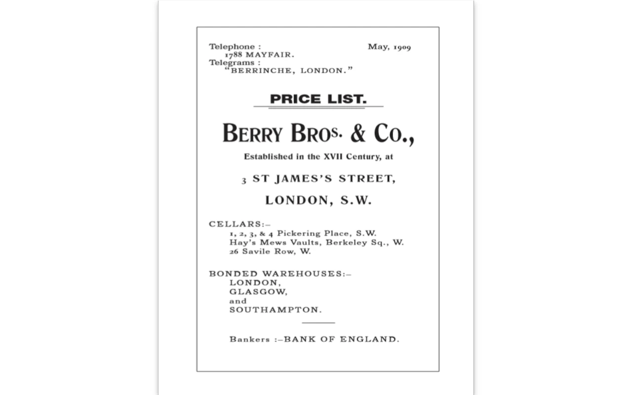 Berry Bros & Co. 