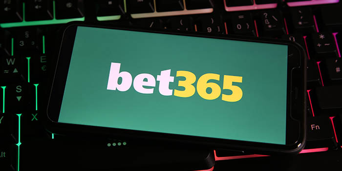 Bet365's logo appears on a mobile device