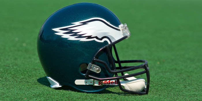 Philadelphia Eagles' helmet.