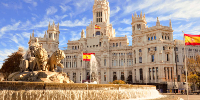 Spain's national symbols and flags.