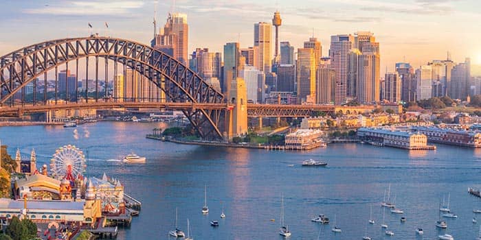 Sydney, the capital of New South Wales, Australia