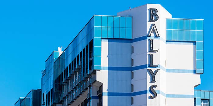 Bally's logo on a LV hotel