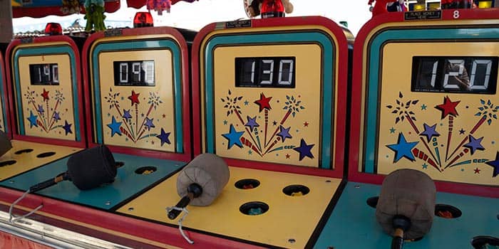 Whack-a-mole machines